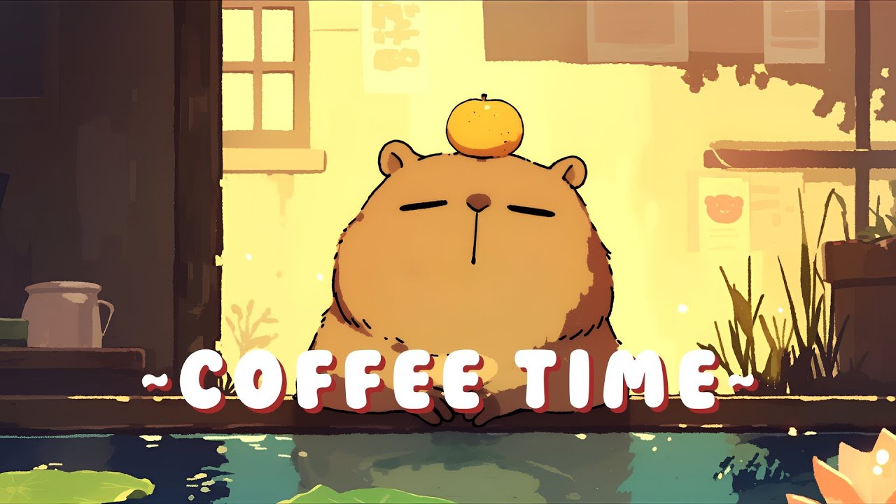 Capybara Chill Radio | Calm Music for Focus & Study 🦫 🎵 🌙