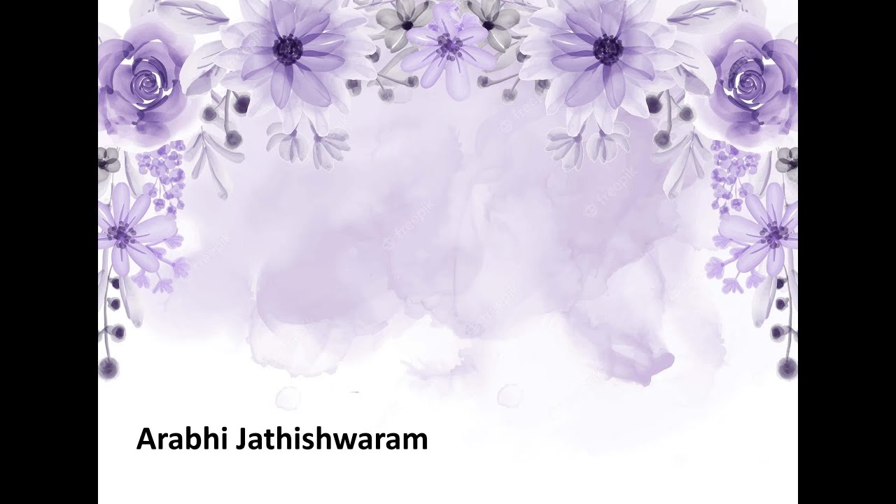 Adavus Recital for Arabhi Jatheeswaram / Jathishwaram | Bharatanatyam 