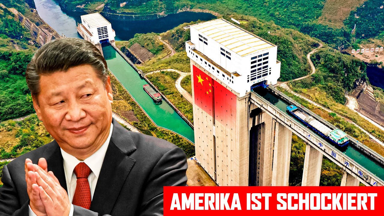 China baut einen Schiffsaufzug &uuml;ber Berge &ndash; und hebt 10.000-Tonnen-Kolosse in den Himmel