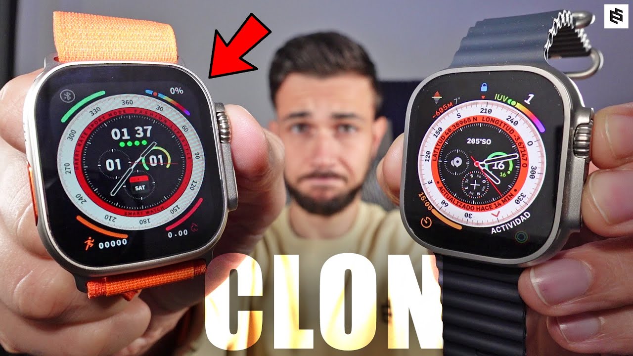 Compro EL MEJOR CLON del APPLE WATCH ULTRA para COMPARARLO