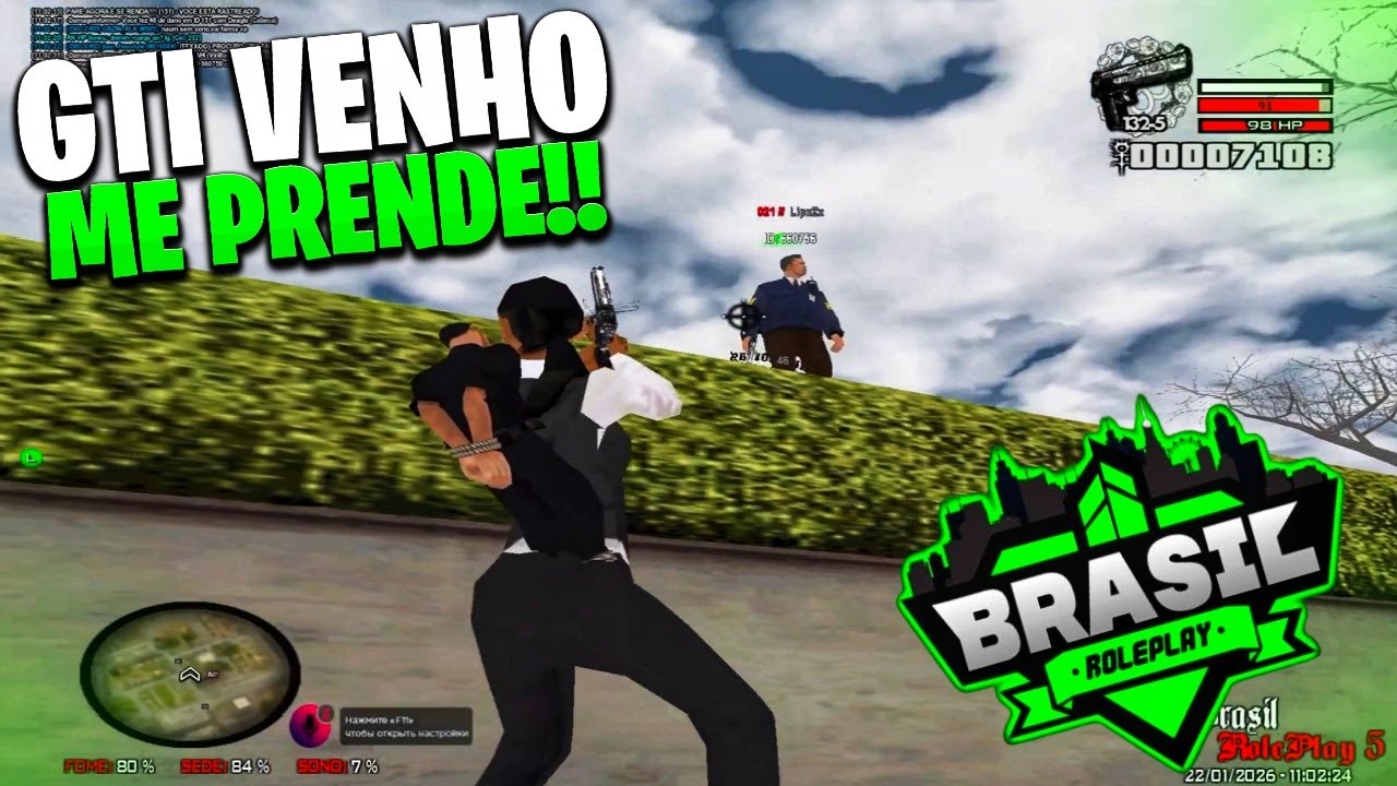 🚨 A POLÍCIA VENHO ME PRENDER MAS O PIOR ACONTECEU NO BRASIL ROLEPLAY