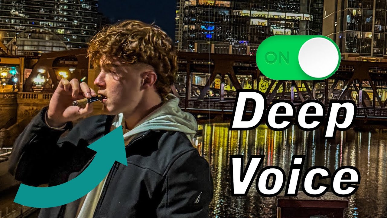 How to Get a Deep Voice (Permanently)