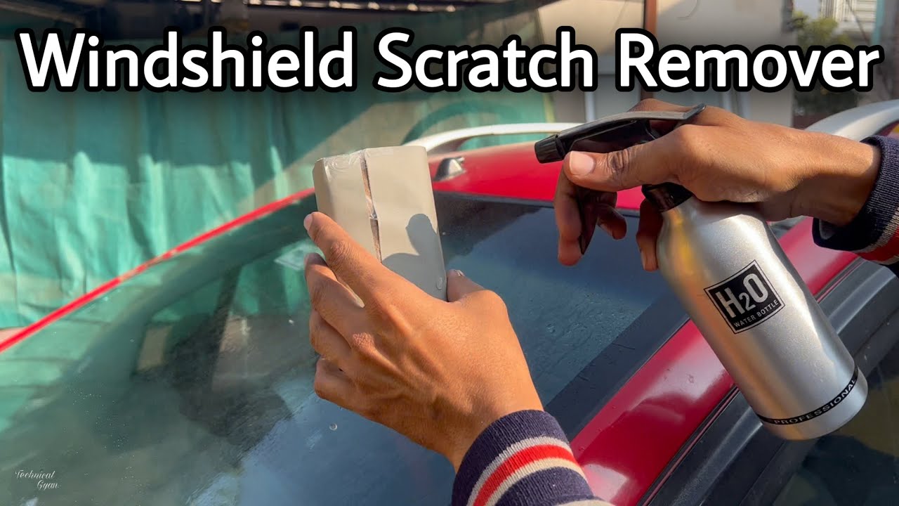 🖍️कितना काम का है Windshield Scratch Removing Process