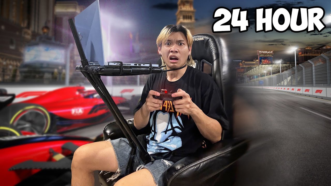 เล่นเกม 24 ชั่วโมง เล่นมันทุกที่!!! (กิน,นอน,อาบน้ำ,ออกกำลังกาย) เล่นมันทุกเวลา!!! | BossYellow