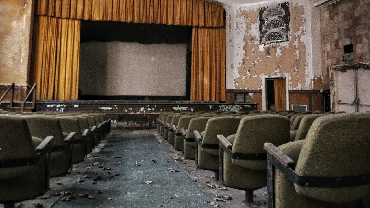 Abandoned Vintage 1970's Movie Theater with Bonus Footage