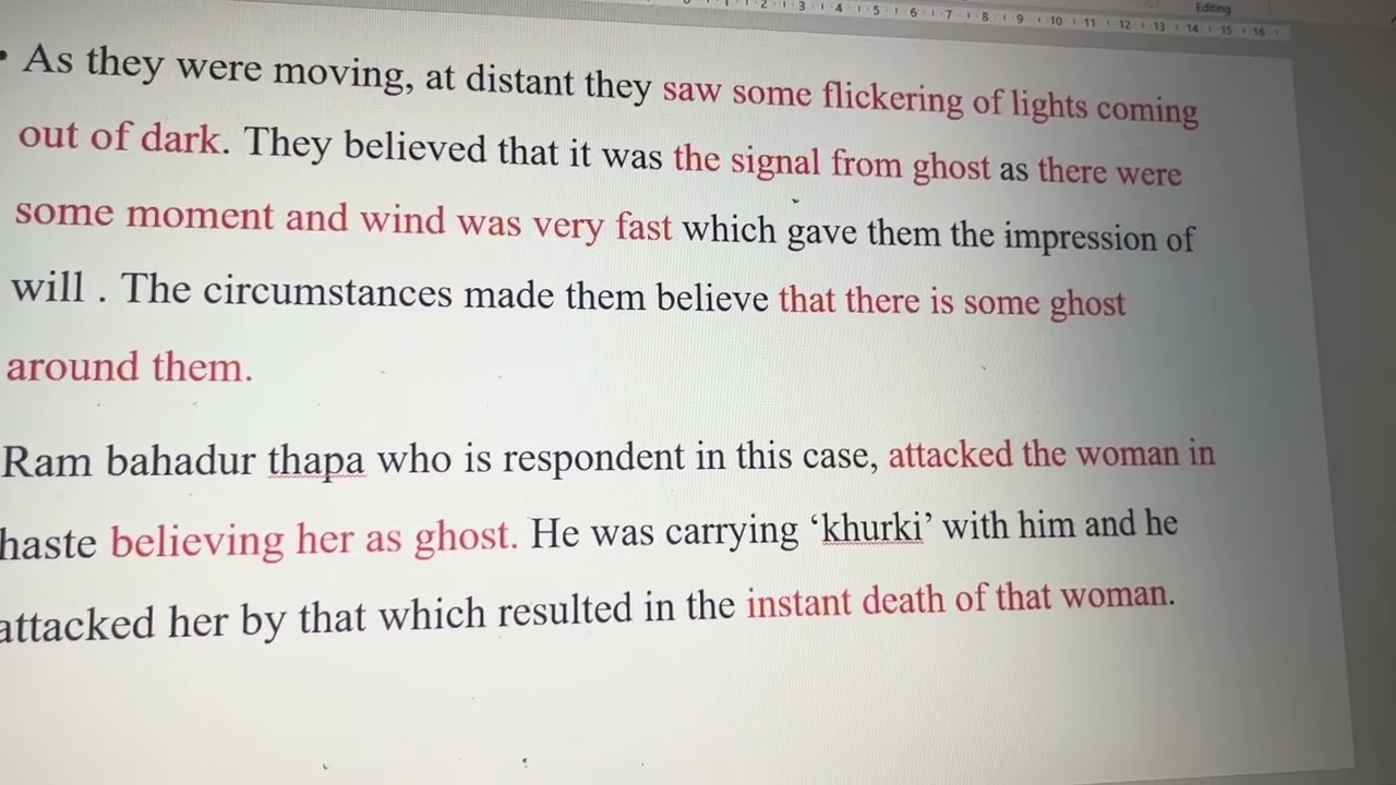 Mistake of fact important Case Law.