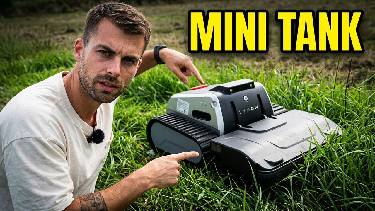 🤯 Nouveau robot tondeuse 🪖 Lymow One &mdash; un tank intelligent 🤖