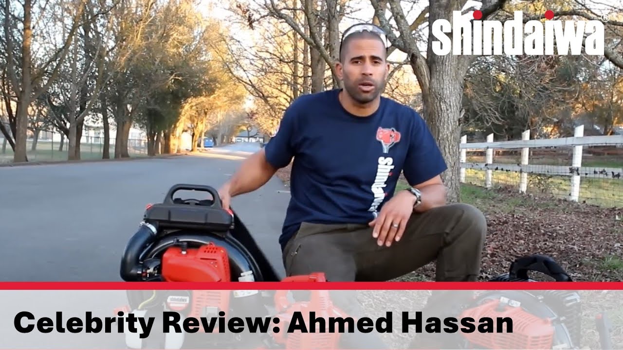 Celebrity Landscaper Ahmed Hassan on Shindaiwa Blowers