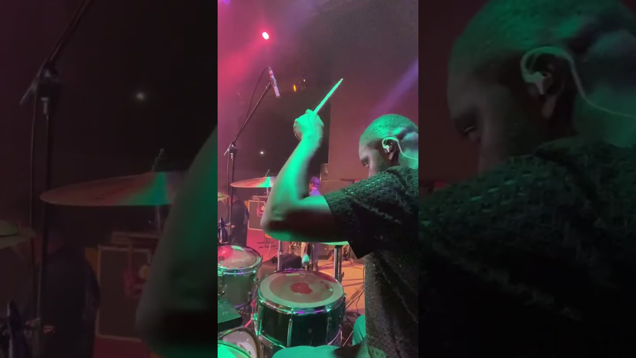 ||DrumCam|| LALI & LOLA CONCERT WITH @AfroHarmonyBand . #drummers #drums #drumming #afrobeats 
