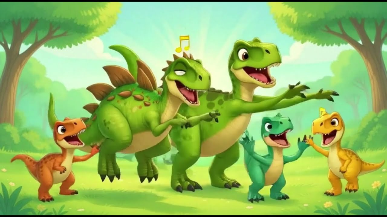🦕 La Chanson des Dinosaures  30 Dinosaures à Découvrir  Comptine Enfants 🎶 #chansonenfant
