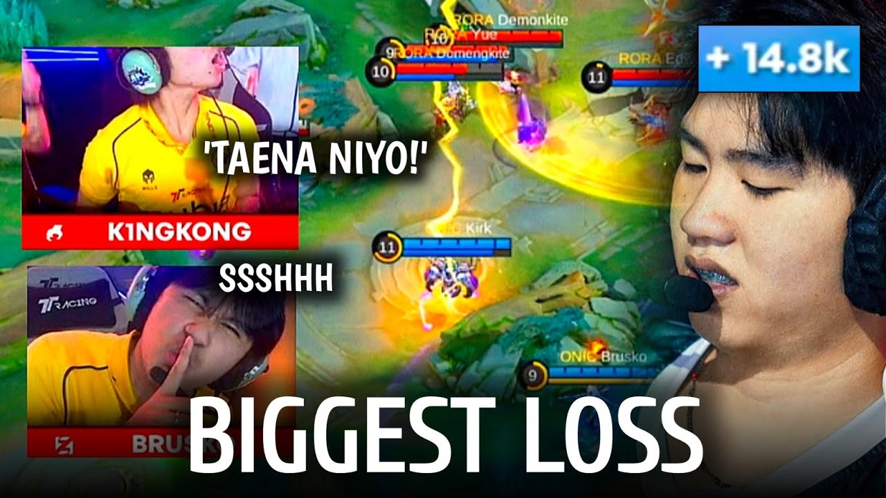 ALMOST 15K GOLD LEAD! K1NGKONG, BRUSKO AND ONIC PH DELIVERS THE BIGGEST LOSS OF RORA PH SO FAR..