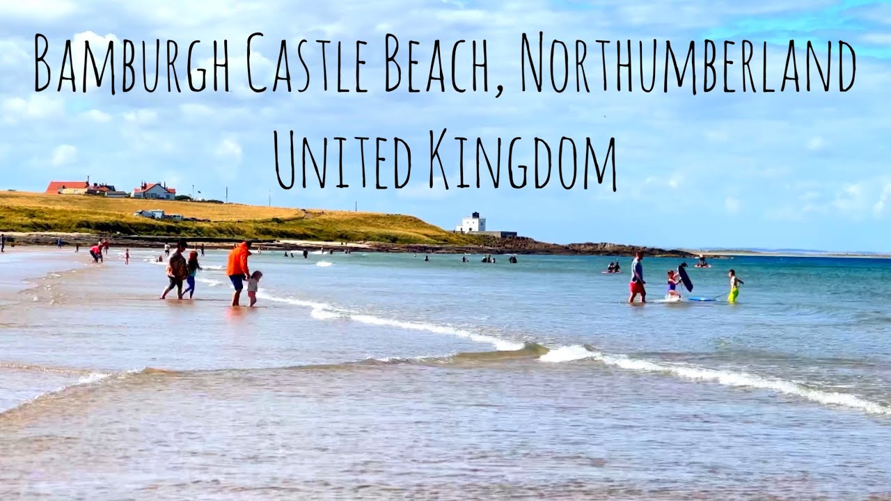 Most Stunning Coastal Walk at The Bamburgh Beach, UK | 4K