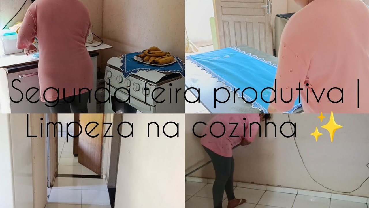 Rotina de segunda feira | limpeza da cozinha ✨