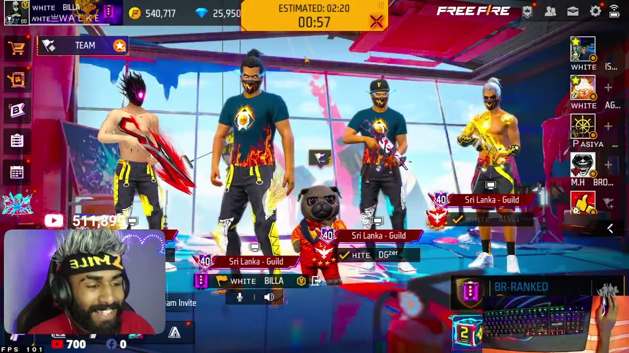 live (4/50)   - FREE FIRE LIVE   - BILLA