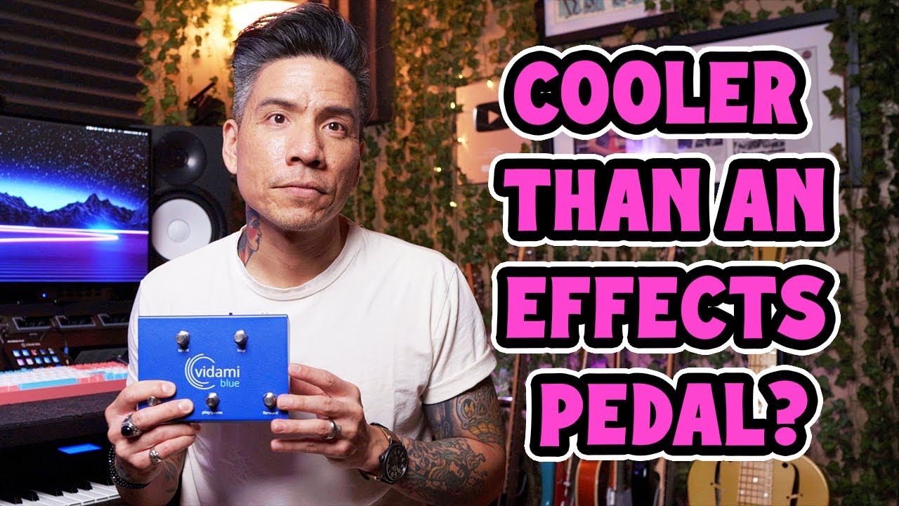 Vidami Blue pedal | Wireless Video Looper/DAW Remote/Page Turner