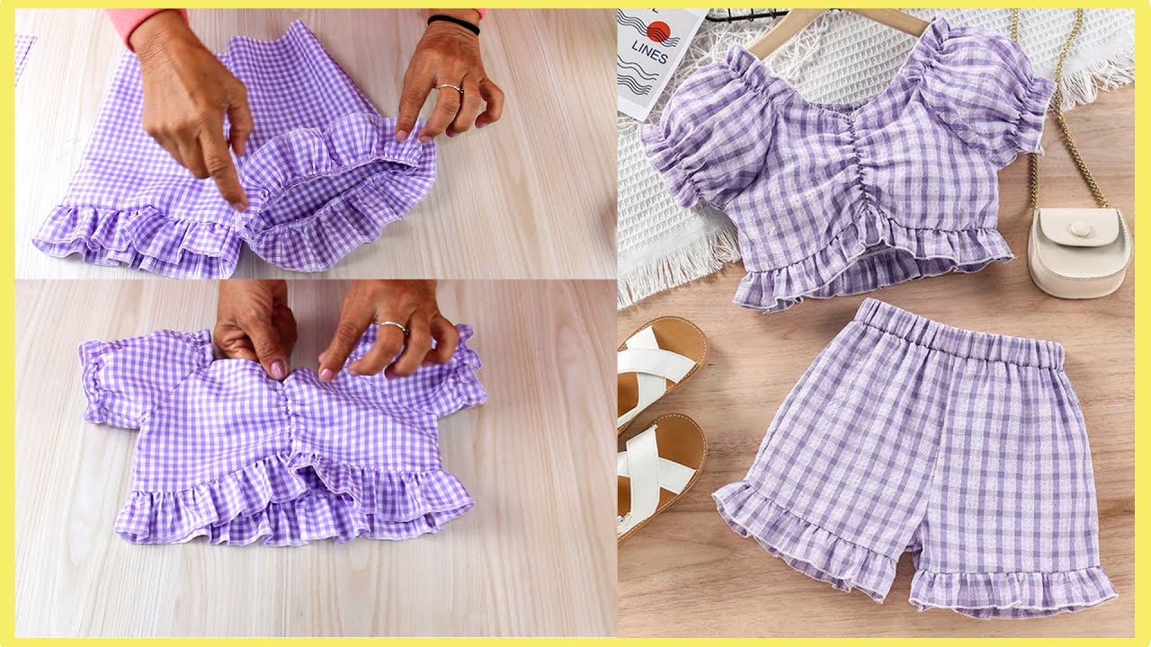 MI MADRE ENSEÑÓ!! No sabía que era tan fácil de coser ropa de niña