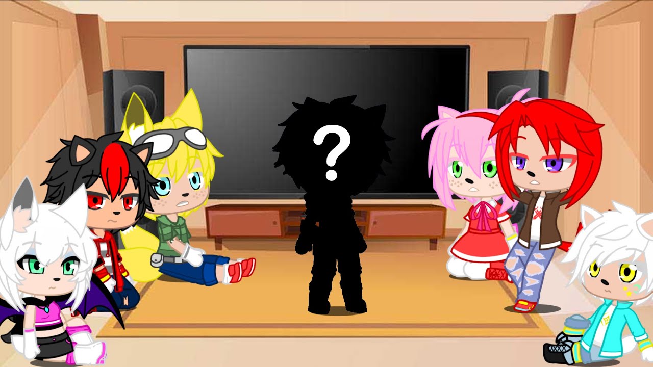 Sonic characters react to Sonic Aus|trend|Sonic (my Au)|1st Gacha Sonic video
