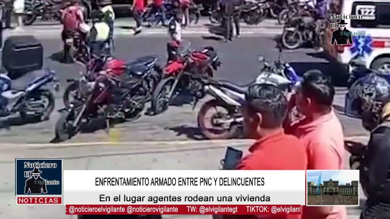 Enfrentamiento armado entre PNC y delincuentes