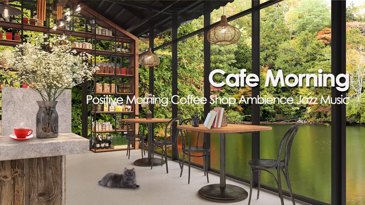Relaxing Bossa Morning Coffee Shop Music ☕ Cafe Music for Work, Study, Calm, Sleep