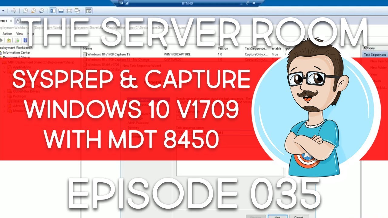 Windows 10 1709 | Sysprep and Capture with MDT 8450 | TSR #035