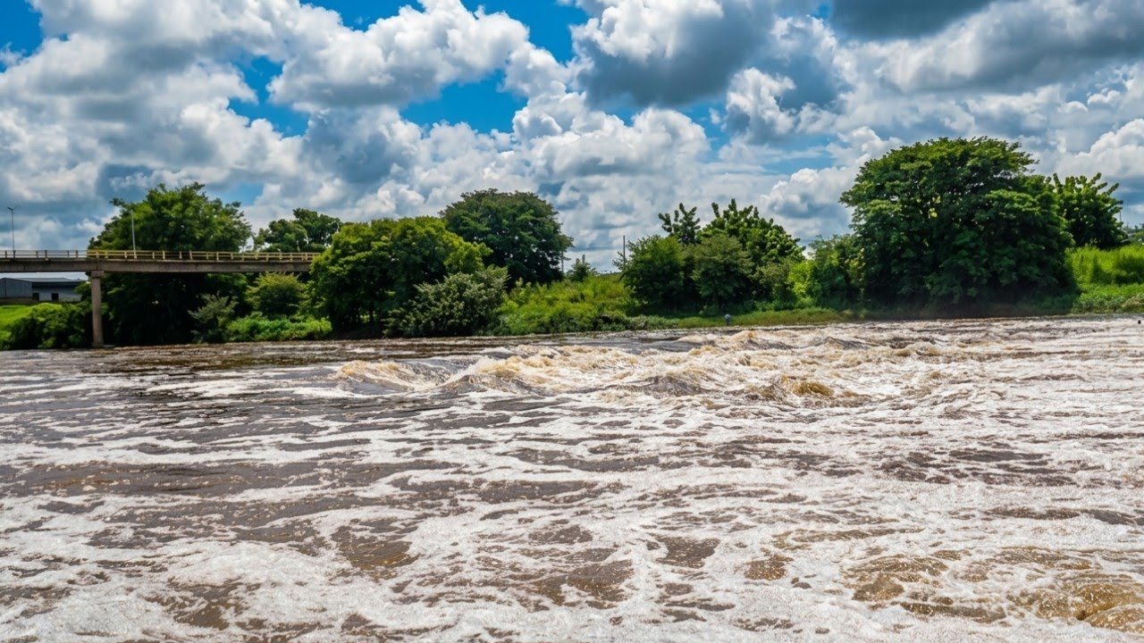 🚨 RIO SALGADO Aumenta mais hoje. Vejam a Fúria!😱