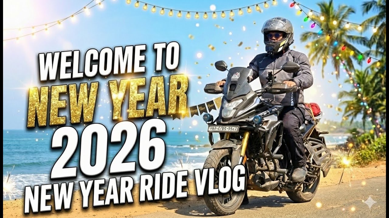 🏍️ NEW YEAR FIRST RIDE | 01st Jan 2026 | Mahim Beach, Palghar 🌊✨