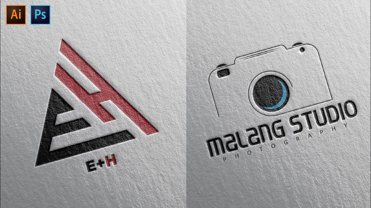How To Create Logo in Illustrator & Apply Mockup in Photoshop