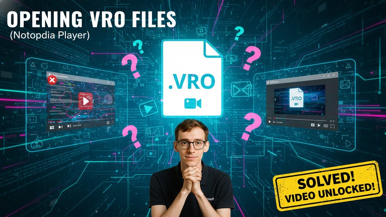 How to Play VRO Files (VLC Media Player)