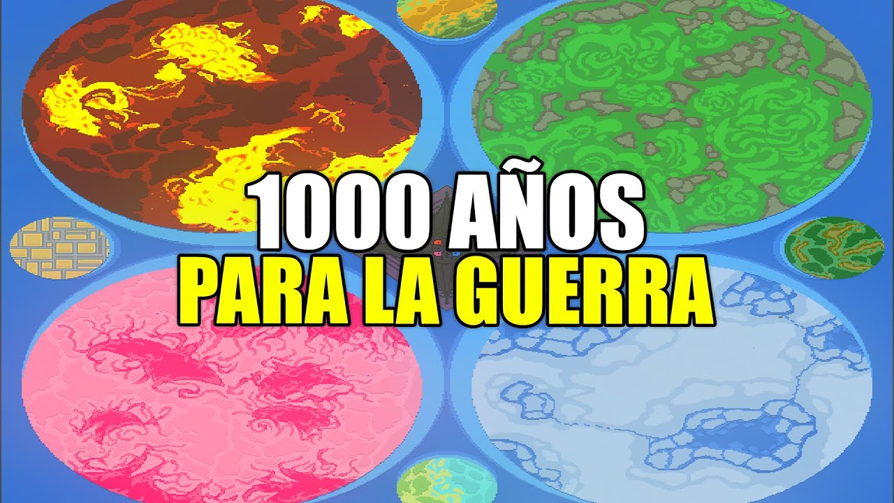 4 Mundos se preparan 1000 Años para la GUERRA - Worldbox