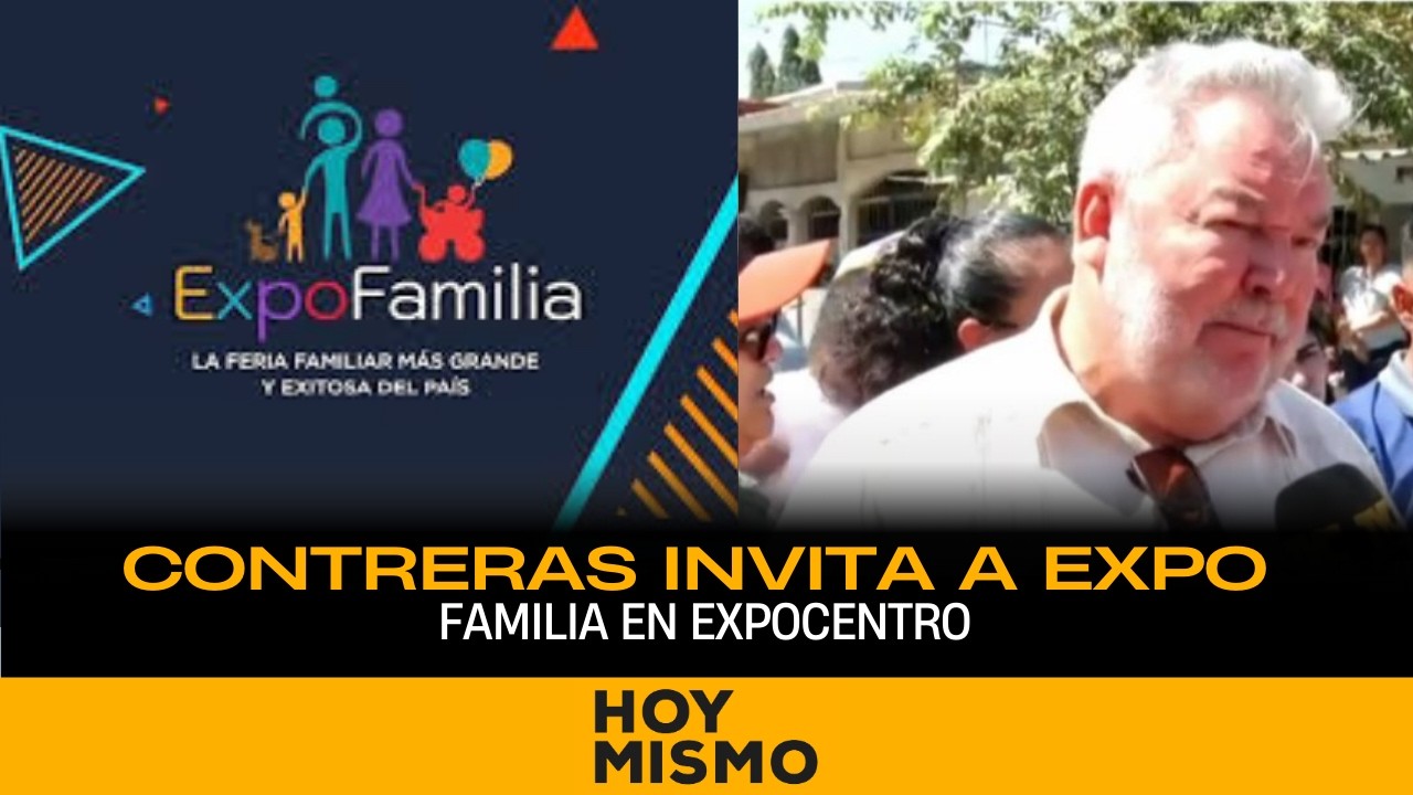 Expo Familia llega a San Pedro Sula: Contreras hace la invitación al gran evento en Expocentro