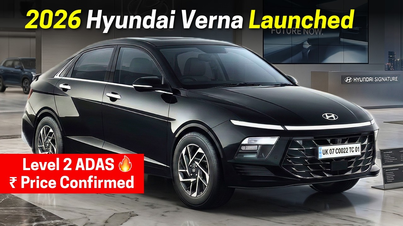 Hyundai Verna Facelift 2026 Launched - 7 Airbags, New Features and Price Confirmed