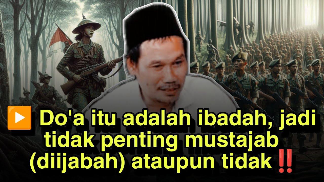 ▶️ Ngaji Gus Baha' Do'a itu adalah ibadah, jadi tidak penting mustajab (diijabah) ataupun tidak‼️