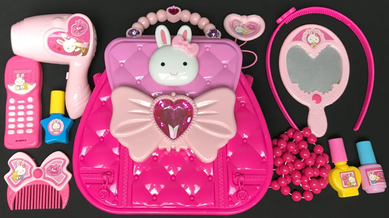 60 Minutes Satisfying with Unboxing Pink Rabbit Beauty Set ASMR #7 (No Music)