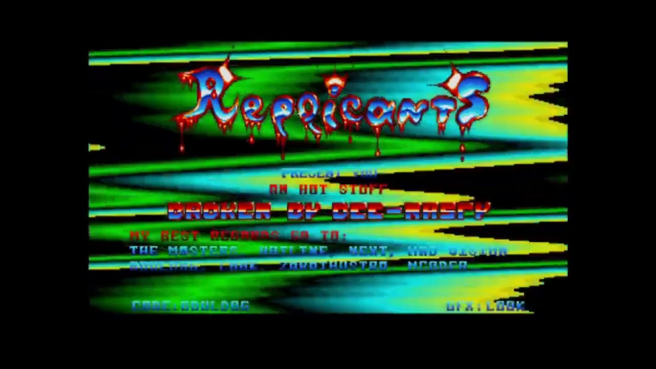 Atari ST Cracktro Dee Nasty by The Replicants