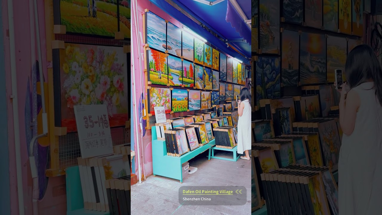 Dafen Oil Painting Village in #Shenzhen #china