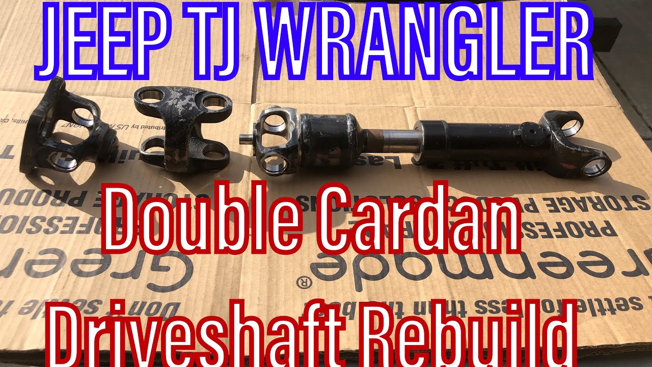 Jeep Wrangler - Driveshaft Complete Teardown & U joint Replacement + Maintenance Rebuild