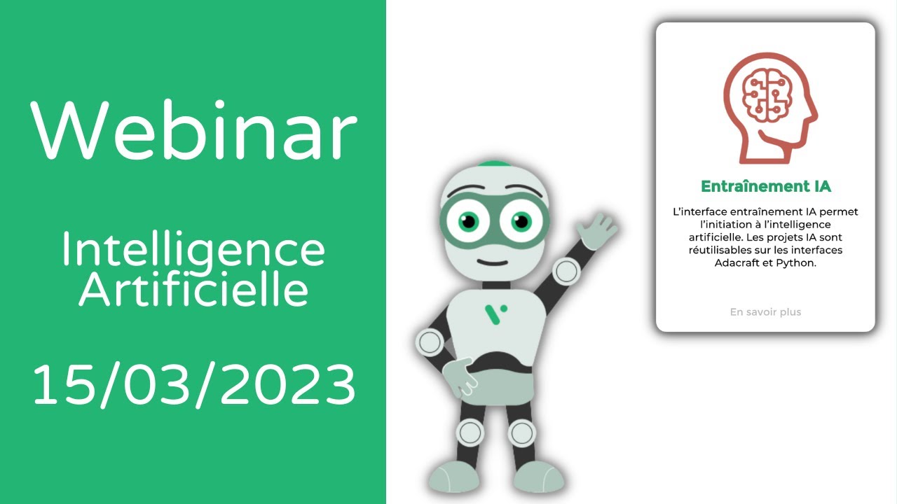 Webinaire Intelligence Artificielle (IA) Vittascience - 15 mars 2023