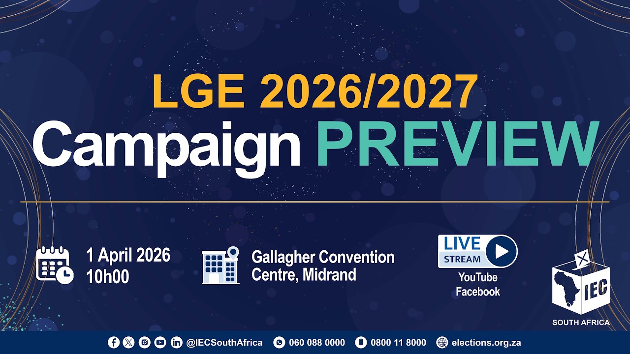 🚨 LIVE PREMIERE | Woza LGE &mdash; The 2026/27 Local Government Elections Logo Reveal