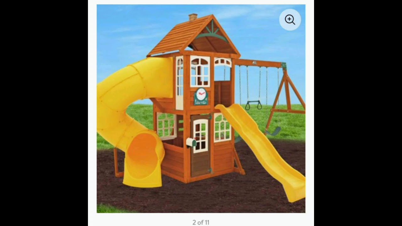 How To Build A Wooden Playhouse And Swing