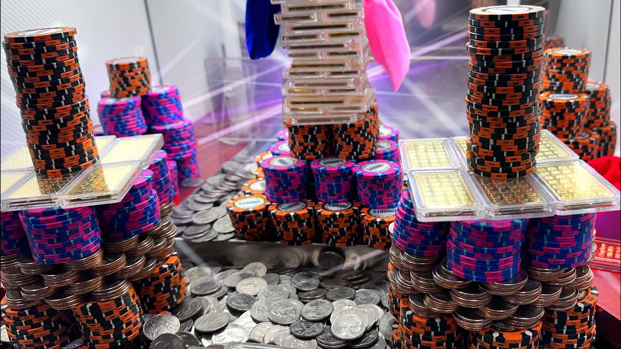 1 quarter challenge 1 million dollar buy In high limit coin pusher
