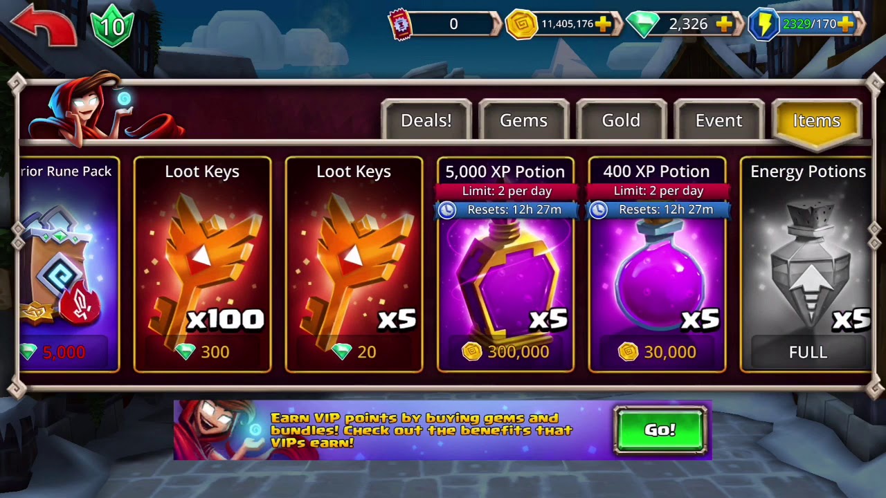 Daily Guild Crowns in a hurry | DUNGEON BOSS