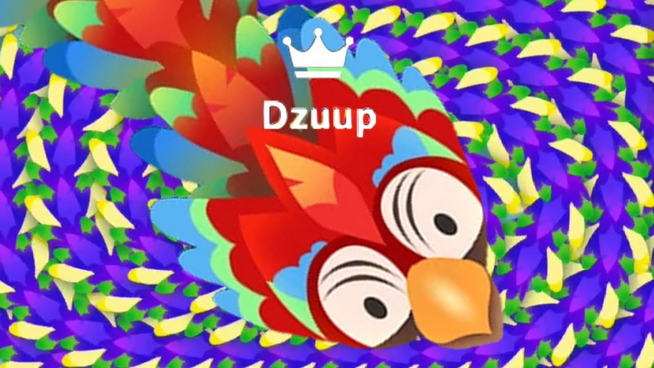Snake.io GIANT Parrot snake REACH 10,000+ SCORE in snakeio ! snake io🐍 snakes - Dzuup Gameplay #22