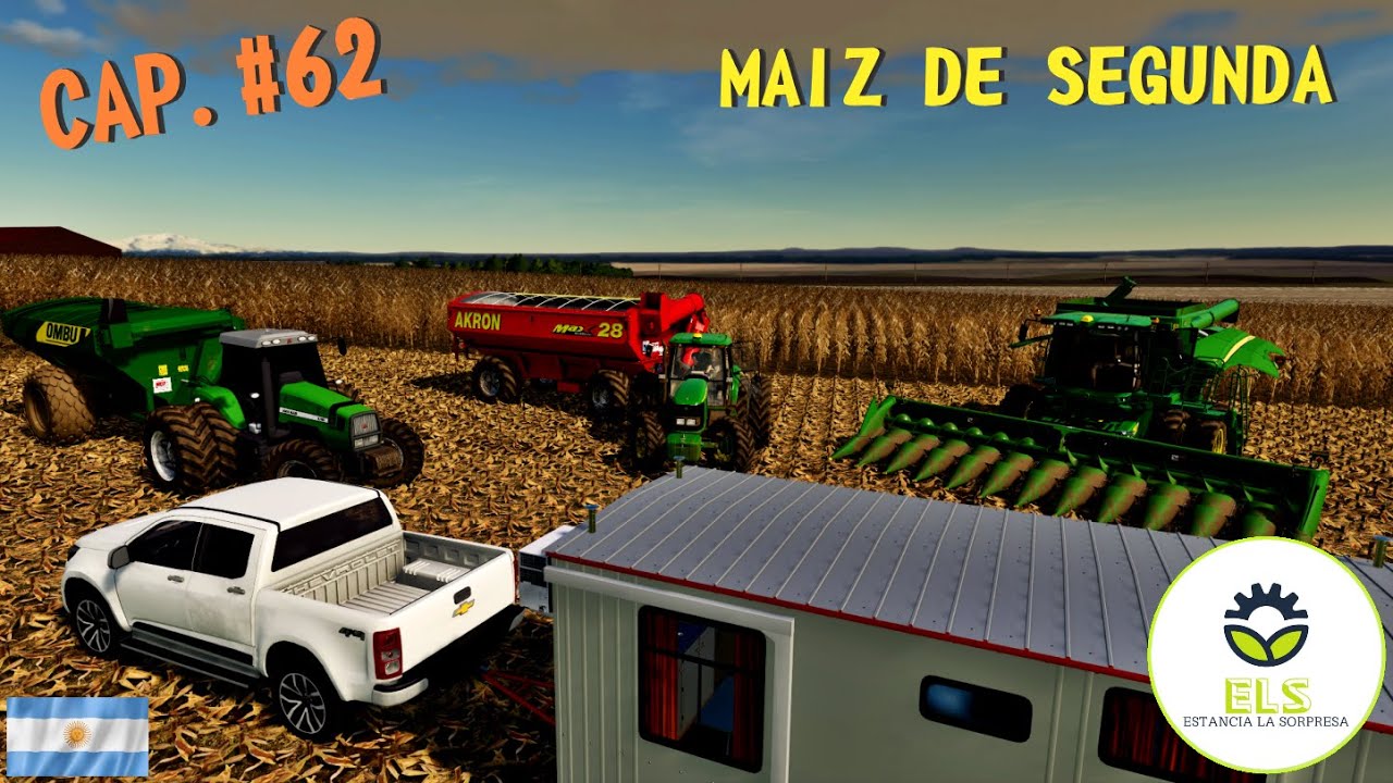 FS19 ARGENTINA-//NUEVO TRACTOR//COSECHANDO MAÍZ DE SEGUNDA//MULTIPLAYER//SERIE VIDA REAL//--CAP. #62