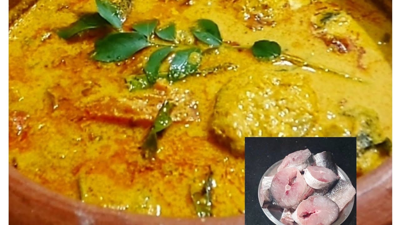 Barracuda/Cheelavu fish curry//Fish curry with coconut milk//Kerala style fish curry
