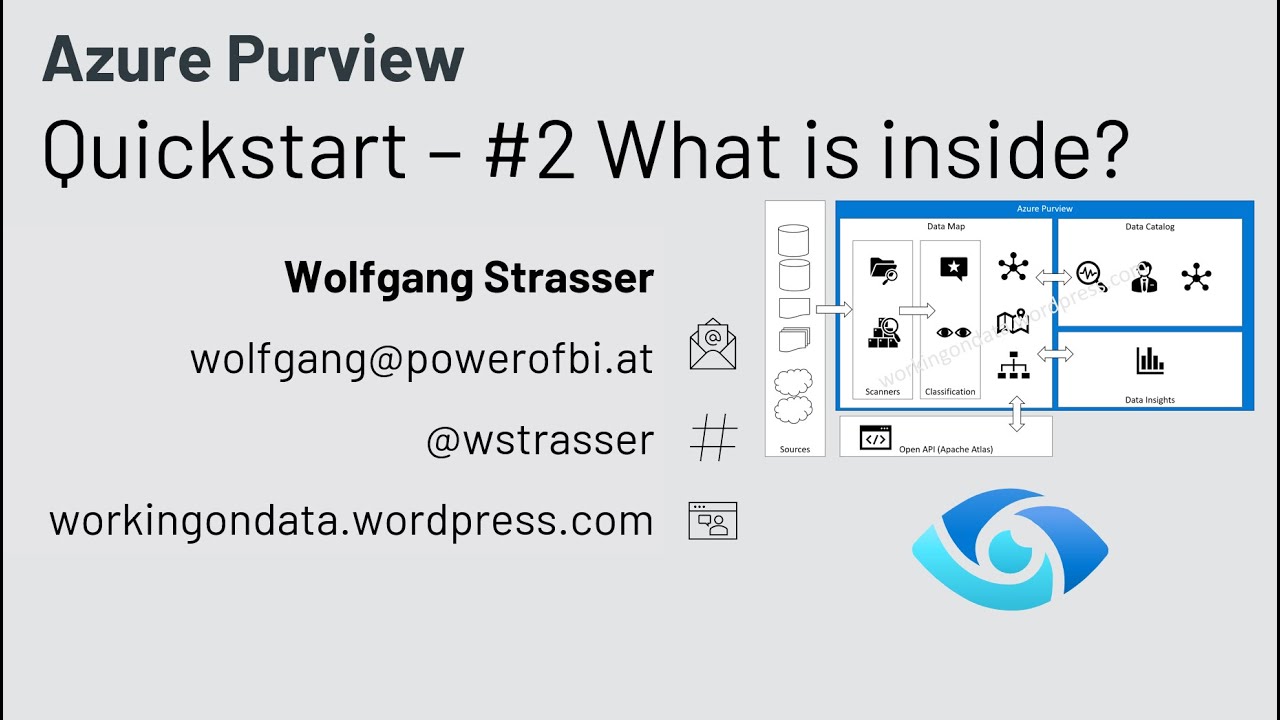 Azure Purview Quickstart #2   What is inside? Purview Architecture