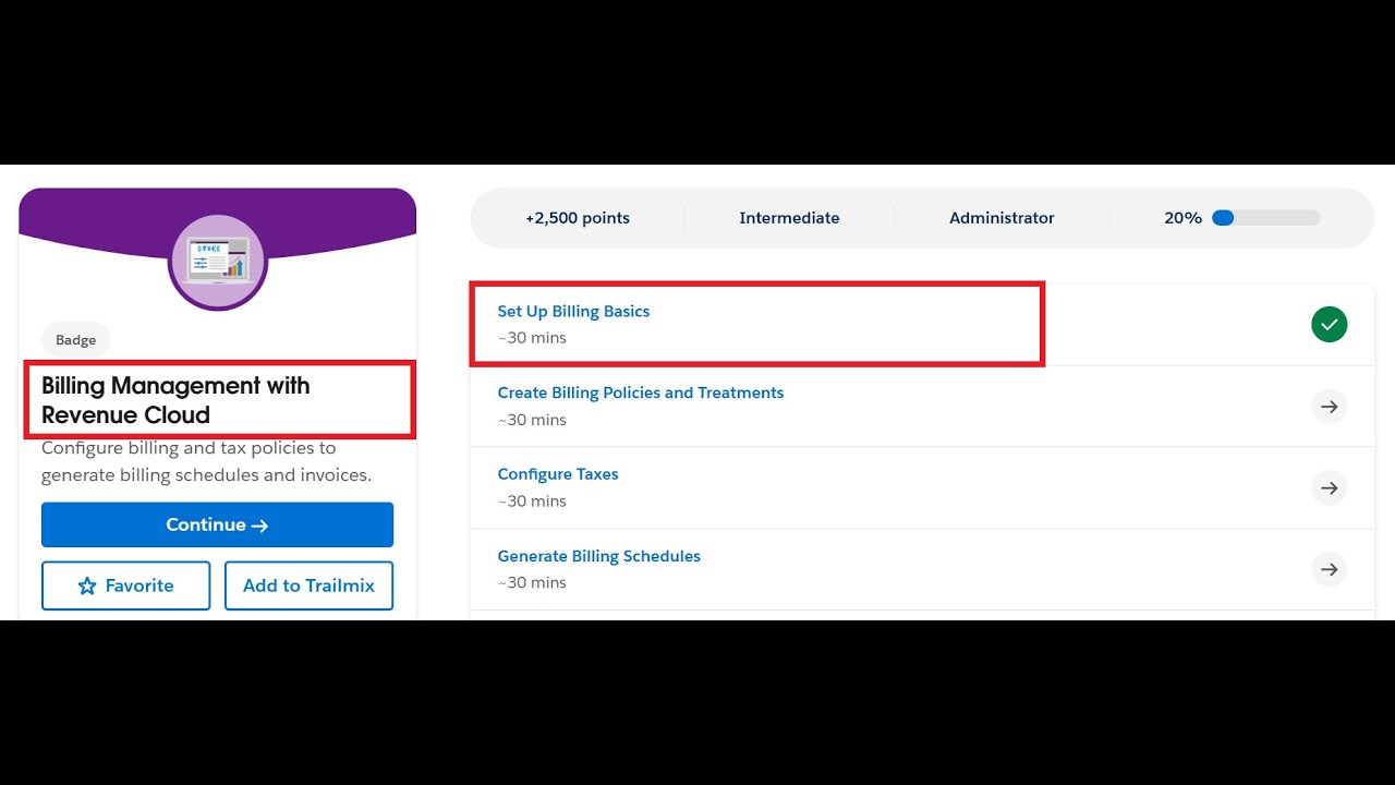 Set Up Billing Basics | Billing Management with Revenue Cloud | Salesforce