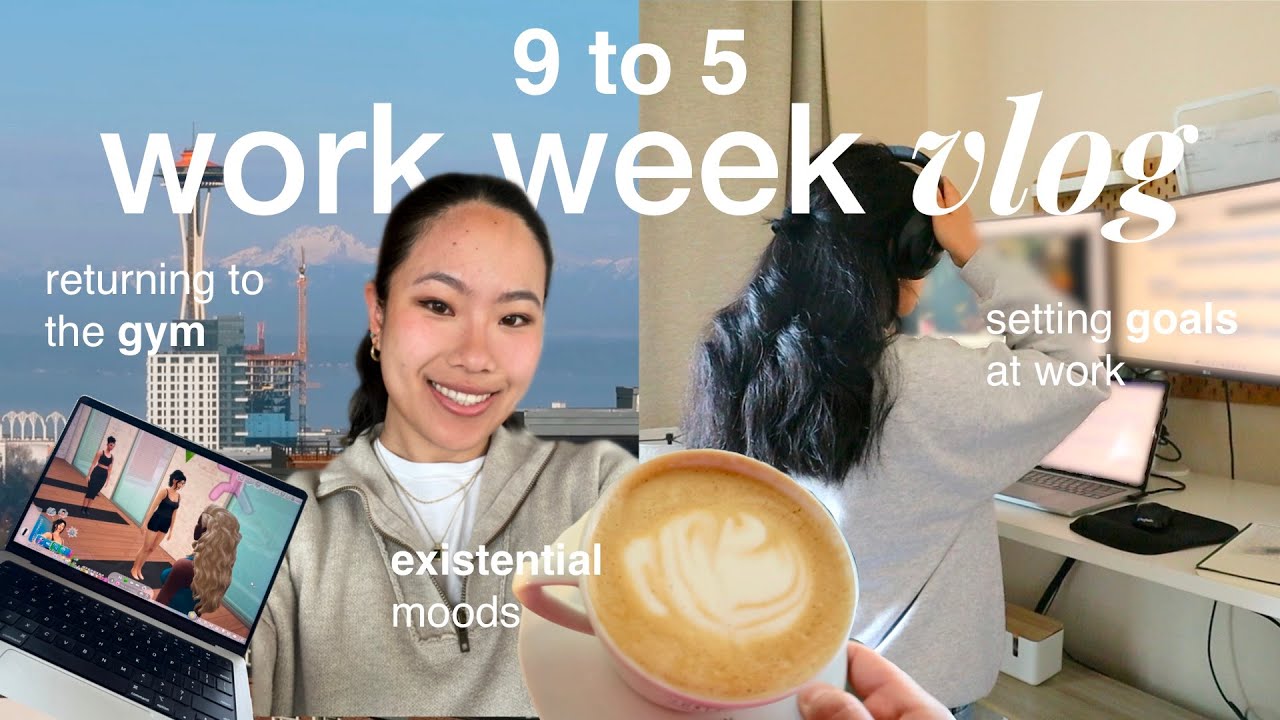 9 TO 5 WORK WEEK VLOG OF MICROSOFT ENGINEER | your twenties are about having existential moods