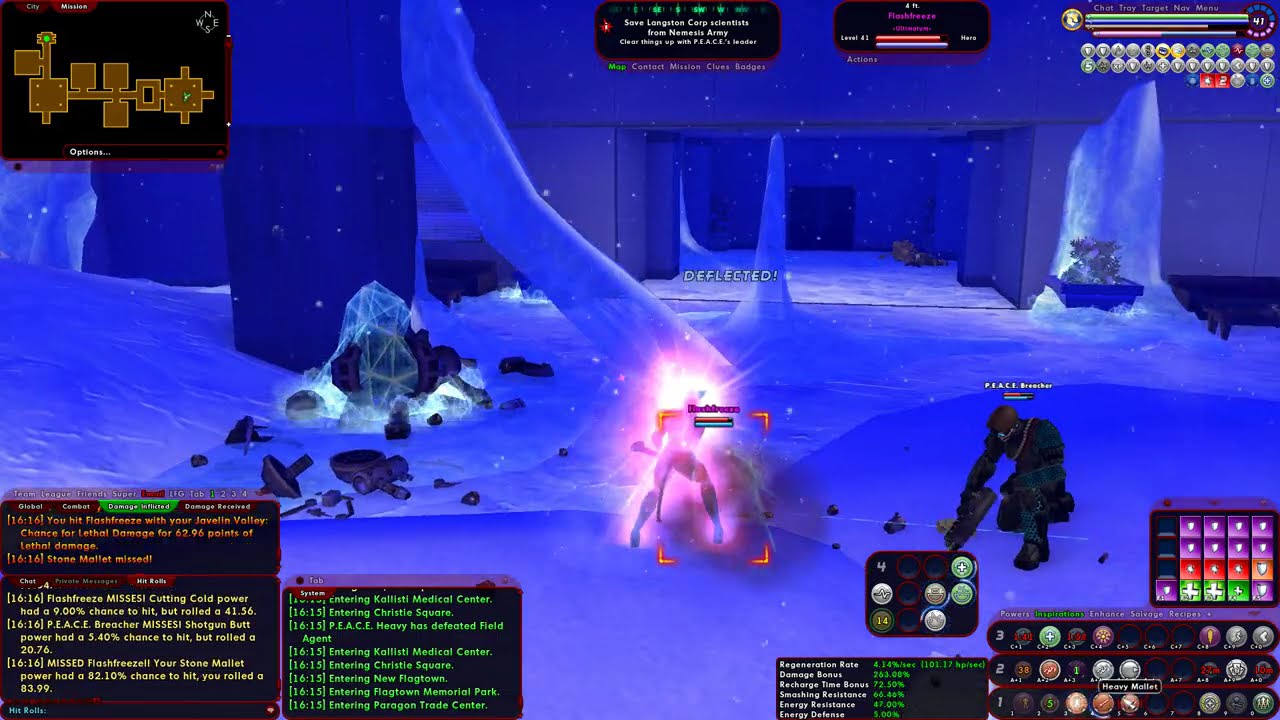 (City of Heroes: Homecoming) Stone/Regen Brute Progression Day 8