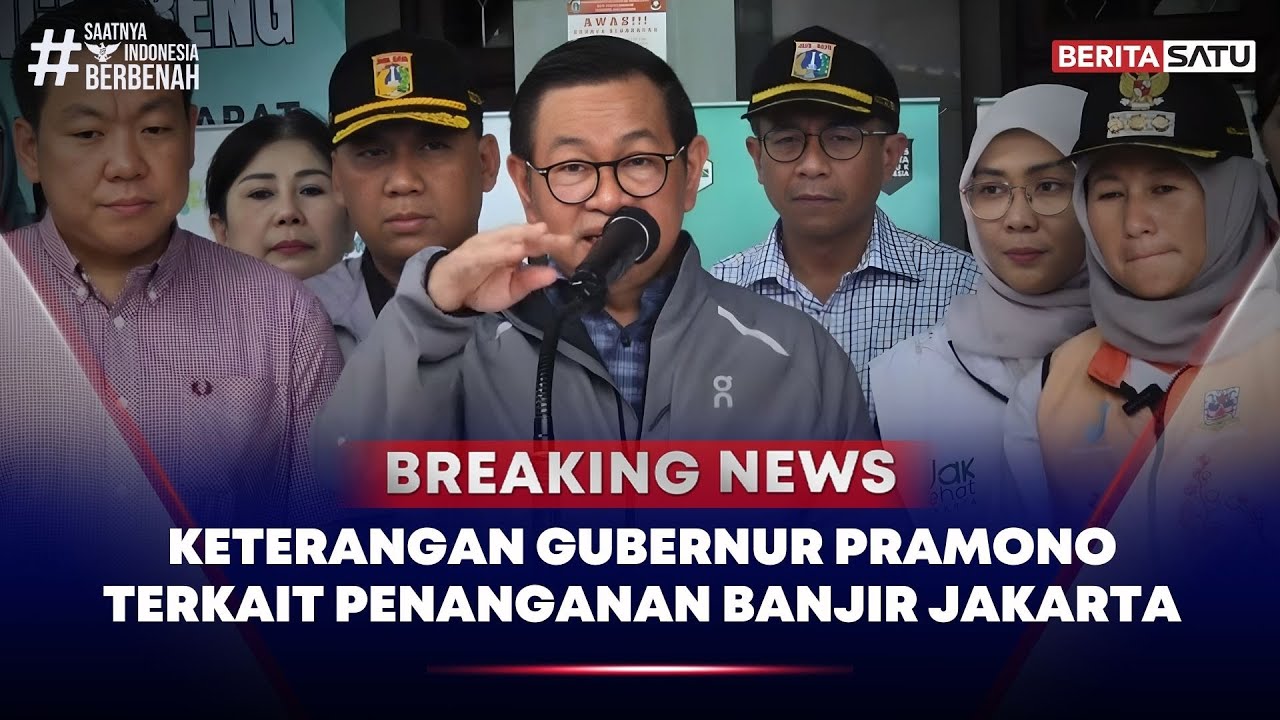 🔴 Breaking News | Keterangan Gubernur Pramono Anung Terkait Penanganan Banjir Jakarta