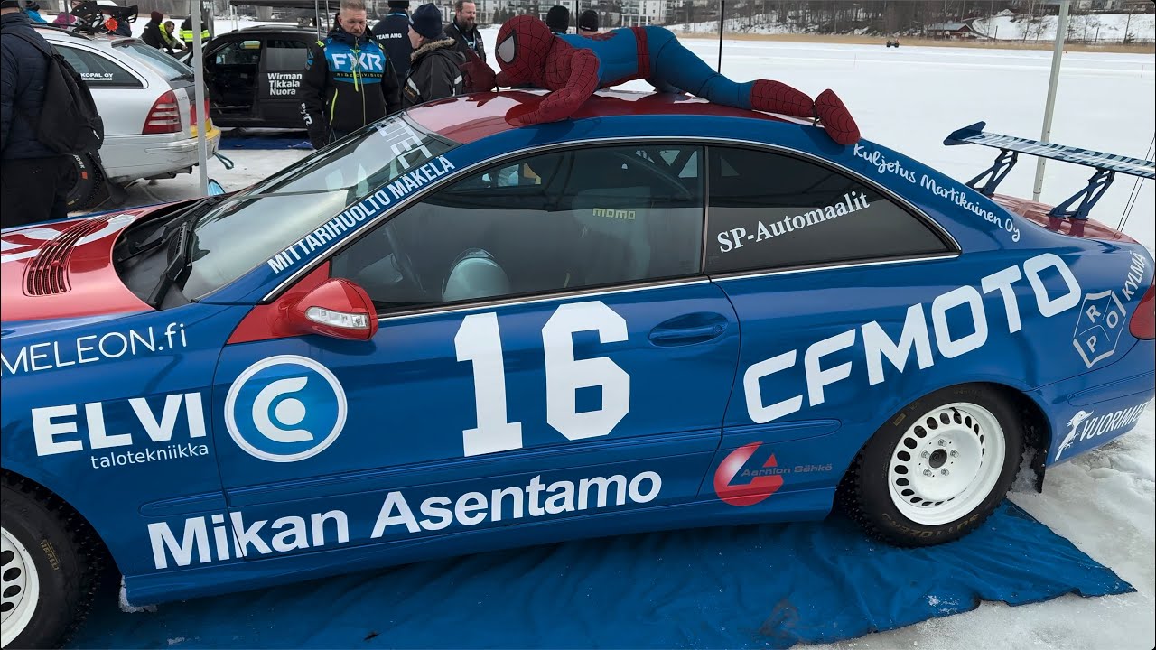 1.3.2025 MB Cup Jyväskylä, Finland: osallistujien autot ennen lähtöä / the cars themselves (4k60)
